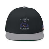 Alligator Alcatraz Embroidered Hat - Gator and Flag on Sides