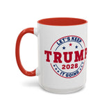 Trump 2028 Coffee Mug - Let's Keep it Going - Large 15 oz
