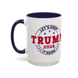 Trump 2028 Coffee Mug - Let's Keep it Going - Large 15 oz