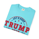 Donald Trump 2028 White T-Shirt Let's Keep it Going