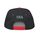 Gulf of America Embroidered  Hat w/ American Flag on Both Sides