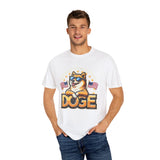 DOGE Department of Government Efficiency T-Shirt w/ Dog & American Flags