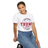 Donald Trump 2028 White T-Shirt Let's Keep it Going