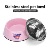 Trump 2024 Dog or Cat - Pet Food Bowl