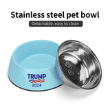 Trump 2024 Dog or Cat - Pet Food Bowl