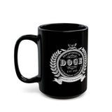 DOGE - Dept. of Government Efficiency Black Coffee Mug