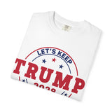 Donald Trump 2028 White T-Shirt Let's Keep it Going