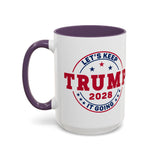 Trump 2028 Coffee Mug - Let's Keep it Going - Large 15 oz