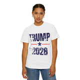 Donald Trump 2028 White T-Shirt Sizes up to 4XL