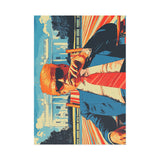 Political Postcards - Retro Style Trump on White House Lawn (pack of 10)