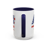 Trump 47 Coffee Mug - American Flag Lettering