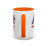 Trump 47 Coffee Mug - American Flag Lettering