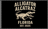 Alligator Alcatraz Double Sided Flag