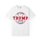Donald Trump 2028 White T-Shirt Let's Keep it Going