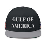 Gulf of America Embroidered  Hat w/ American Flag on Both Sides