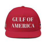 Gulf of America Embroidered  Hat w/ American Flag on Both Sides
