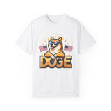 DOGE Department of Government Efficiency T-Shirt w/ Dog & American Flags