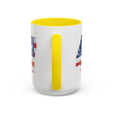 Trump 47 Coffee Mug - American Flag Lettering