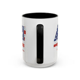 Trump 47 Coffee Mug - American Flag Lettering