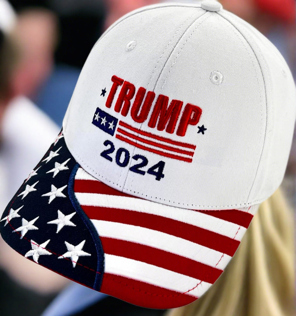 White american flag hat clearance