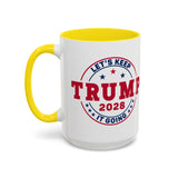 Trump 2028 Coffee Mug - Let's Keep it Going - Large 15 oz
