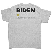 Biden 1 Star Review - Would Not Recommend T-Shirt