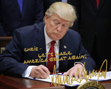 Personalized Donald Trump Autographed Picture - Signed Trump Photo