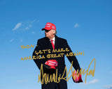 Personalized Donald Trump Autographed Picture - Signed Trump Photo