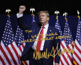 Personalized Donald Trump Autographed Picture - Signed Trump Photo