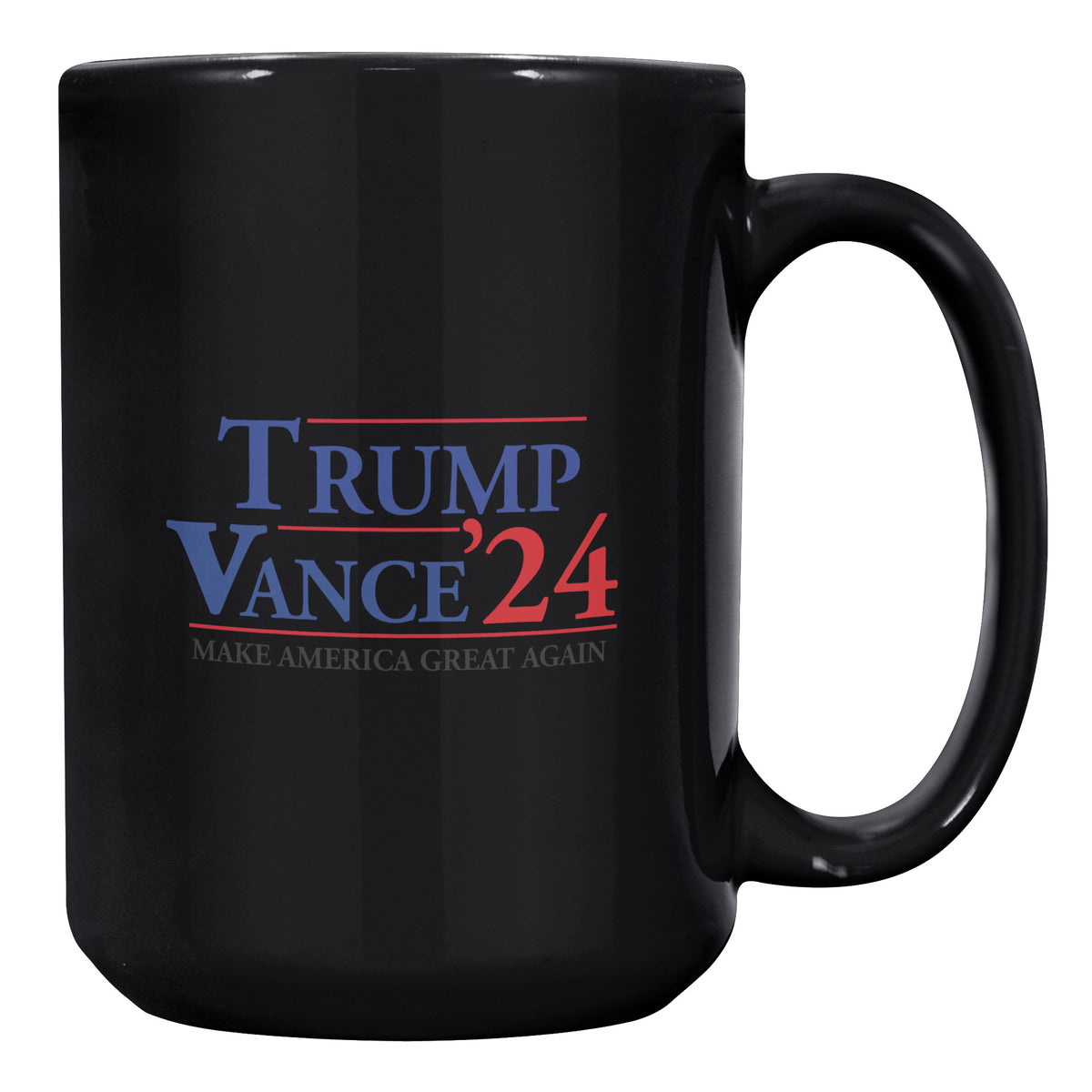 Maga King Trump Make America Great Again Witte koffiemok met Blue Rim & Handle Mug Maga King Trump Make America Great Again Witte koffiemok met Blue Rim & Handle Mug