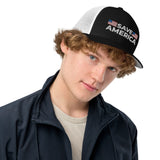 Save America Flag Embroidered trucker cap