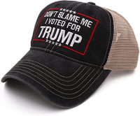 Trump 2024 Hat Take America Back Dont Blame Me I Voted for Donald Trump Hat MAGA USA Embroidery Adjustable Baseball Cap