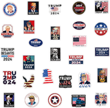 Funny Trump 2024 Stickers 100pcs Pack, USA American Presidential Election Stickers for Laptop Water Bottles Car Phone Truck Motorcycle Notebook Bike Bumper Luggage