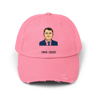 Charlie Kirk 1993–2025 Memorial Tribute Distressed Hat