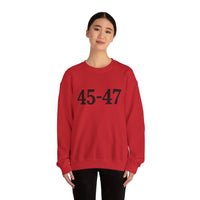 Trump 45-47 Heavy Blend Crewneck Sweatshirt/Sweater