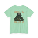 Alligator Alcatraz - Gator wearing ICE hat on a  T-Shirt