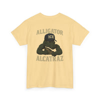 Alligator Alcatraz - Gator wearing ICE hat on a  T-Shirt