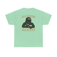 Alligator Alcatraz - Gator wearing ICE hat on a  T-Shirt