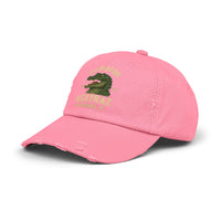 Alligator Alcatraz Everglades FL 2025 Distressed Cap - Printed Vintage Hat