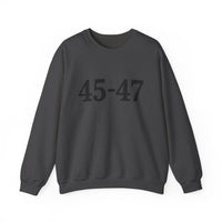 Trump 45-47 Heavy Blend Crewneck Sweatshirt/Sweater