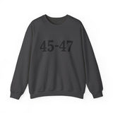 Trump 45-47 Heavy Blend Crewneck Sweatshirt/Sweater