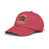 Alligator Alcatraz Everglades FL 2025 Distressed Cap - Printed Vintage Hat