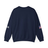 Freedom Sweatshirt - Charlie Kirk Tribute American Flag & USA on Sleeves Sweatshirt/Sweater