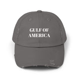 Gulf of America Distressed Cap - Printed Vintage Hat