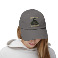 Alligator Alcatraz Everglades FL 2025 Distressed Printed Vintage Hat