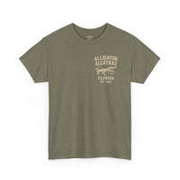 Alligator Alcatraz Logo T-Shirt – Swamp Tough Style for Rebels & Gator Fans