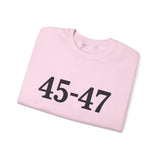 Trump 45-47 Heavy Blend Crewneck Sweatshirt/Sweater