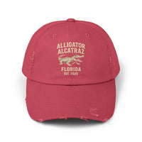 Alligator Alcatraz Everglades FL 2025 Distressed Hat