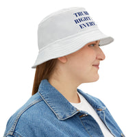 Trump Was Right About Everything White Bucket Hat