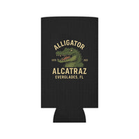Alligator Alcatraz Can Cooler - Fun Drink Holder Insulator Koozie (Slim or Regular can)